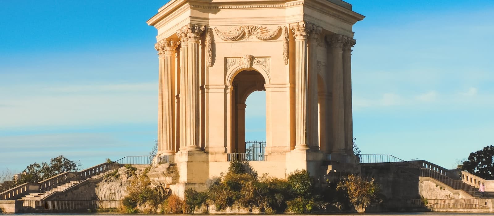 Le château d’eau de la promenade du Peyrou à Montpellier
